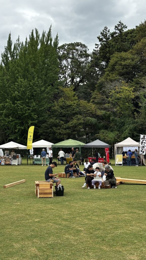 ウッドフェス広場の様子